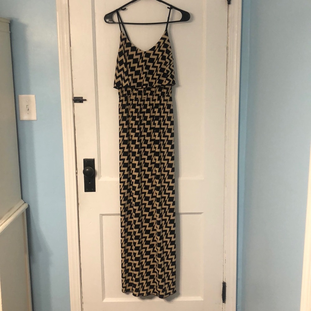 Chevron Maxi Dress